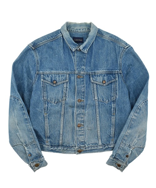 Calvin Klein(カルバン・クライン)の「【USED】90’s Calvin Klein デニムジャケット USA製(デニムジャケット・メンズ・ブルー・X-LARGE)」の1枚目の写真