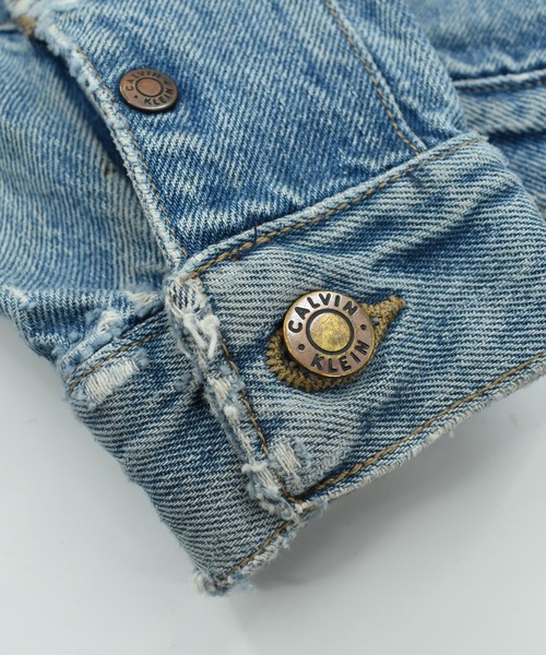 Calvin Klein(カルバン・クライン)の「【USED】90’s Calvin Klein デニムジャケット USA製(デニムジャケット・メンズ・ブルー・X-LARGE)」の8枚目の写真