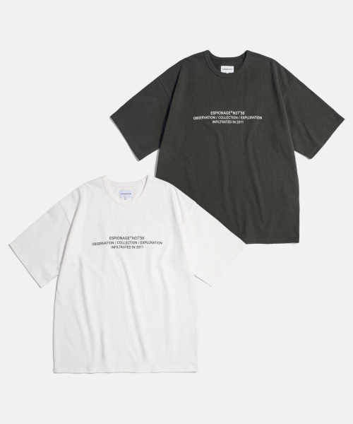 ESPIONAGE(エスピオナジ)の「OCE ロゴ ヘビーウェイト Tシャツ ヴィンテージ ブラック(Tシャツ/カットソー・レディース・その他・MEDIUM/X-LARGE)」の3枚目の写真