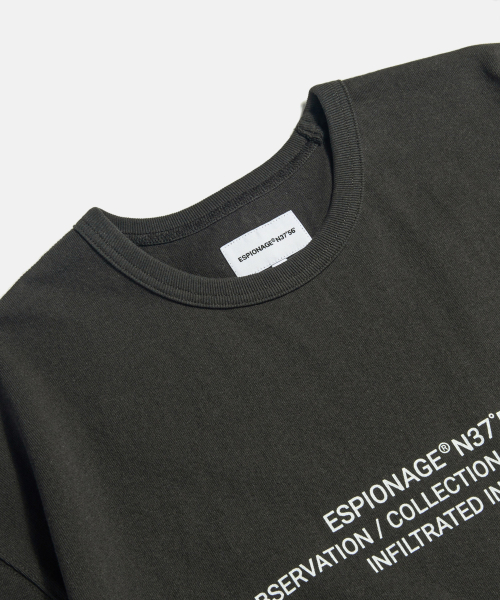 ESPIONAGE(エスピオナジ)の「OCE ロゴ ヘビーウェイト Tシャツ ヴィンテージ ブラック(Tシャツ/カットソー・レディース・その他・MEDIUM/X-LARGE)」の4枚目の写真