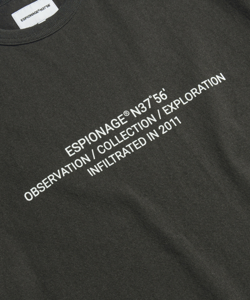 ESPIONAGE(エスピオナジ)の「OCE ロゴ ヘビーウェイト Tシャツ ヴィンテージ ブラック(Tシャツ/カットソー・レディース・その他・MEDIUM/X-LARGE)」の5枚目の写真