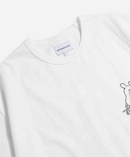 ESPIONAGE(エスピオナジ)の「Smoking Rat(Peeing) Heavyweight Tee Off White(Tシャツ/カットソー・レディース・その他・MEDIUM/LARGE/X-LARGE)」の4枚目の写真