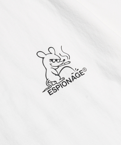 ESPIONAGE(エスピオナジ)の「Smoking Rat(Peeing) Heavyweight Tee Off White(Tシャツ/カットソー・レディース・その他・MEDIUM/LARGE/X-LARGE)」の5枚目の写真