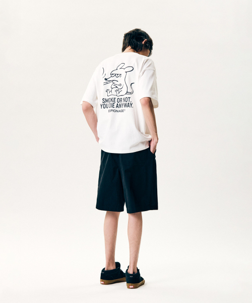 ESPIONAGE(エスピオナジ)の「Smoking Rat(Peeing) Heavyweight Tee Off White(Tシャツ/カットソー・レディース・その他・MEDIUM/LARGE/X-LARGE)」の10枚目の写真