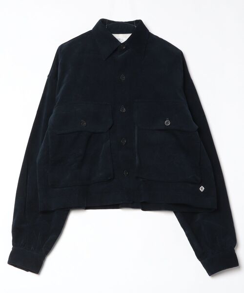 Children of the discordance（チルドレン オブ ザ ディスコ-ダンス）の「Children of the discordance / CORDUROY SHORT JACKET / DISJK-005（ミリタリージャケット・メンズ・ネイビー/ブラック・1/2/3）」の2枚目の写真