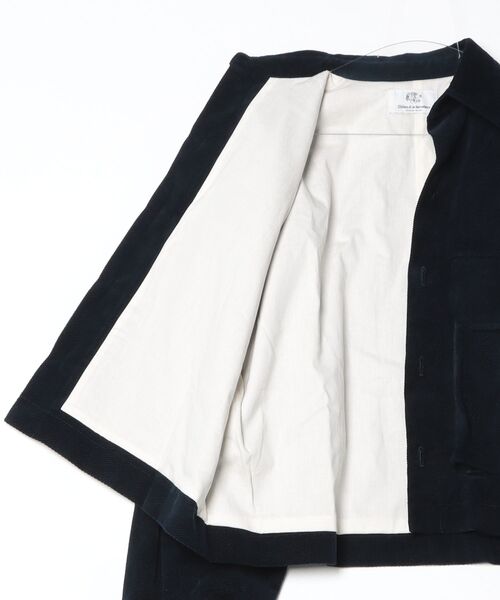 Children of the discordance（チルドレン オブ ザ ディスコ-ダンス）の「Children of the discordance / CORDUROY SHORT JACKET / DISJK-005（ミリタリージャケット・メンズ・ネイビー/ブラック・1/2/3）」の4枚目の写真