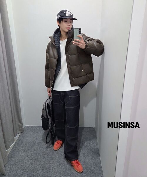ERTR（イーアールティーアール）の「Gemini Emanate Logo Double Knee Pants Indigo（デニムパンツ・レディース・その他・LARGE/SMALL/MEDIUM）」の9枚目の写真
