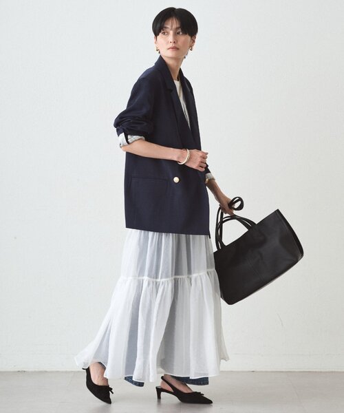 LOUNGEDRESS（ラウンジドレス）の「【GALENA/ガレナ】ワイドトートBag（トートバッグ・レディース・ブラック・FREE）」の3枚目の写真