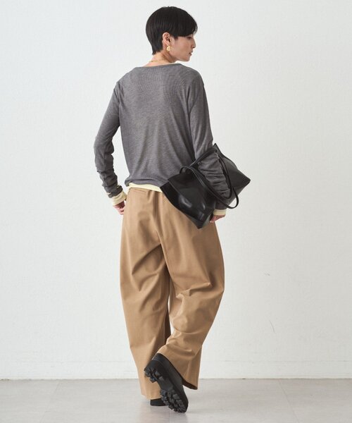 LOUNGEDRESS（ラウンジドレス）の「【GALENA/ガレナ】ワイドトートBag（トートバッグ・レディース・ブラック・FREE）」の7枚目の写真