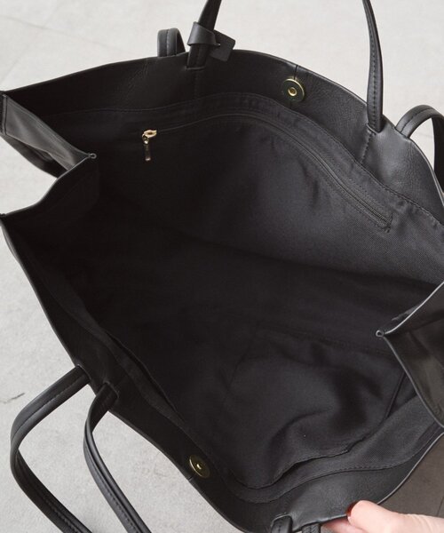LOUNGEDRESS（ラウンジドレス）の「【GALENA/ガレナ】ワイドトートBag（トートバッグ・レディース・ブラック・FREE）」の12枚目の写真