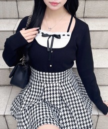 INGNI | フロントリボンリブ切替ニット(ニット/セーター)