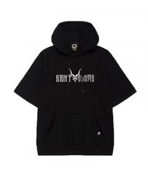 EIGHTVOLUME（エイトボリューム）の「EV クドゥ スカル 半袖フードパーカー (ブラック)（パーカー）」