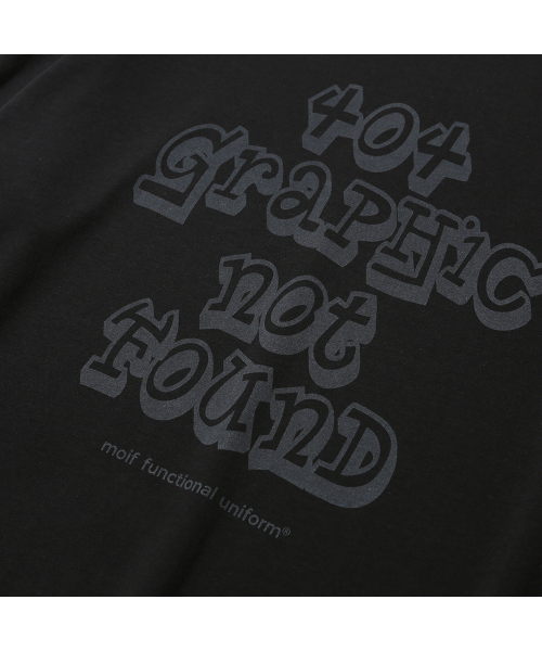 MOIF（モイフ）の「[AW25] 404 GNF(F) L/S TEE / BLACK（Tシャツ/カットソー・メンズ・その他・1(S)/2(M)/3(L)）」の5枚目の写真