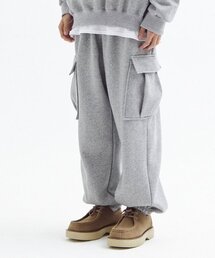 AKECII（アケシ）の「Balloon Over Cargo Fleece Jogger Pants Melange Gray（スウェットパンツ）」