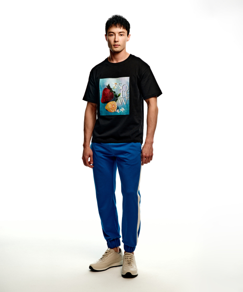 SOLEW(ソル)の「ロゴポイントトラックパンツ_ロイヤルブルー(スウェットパンツ・メンズ・その他・SMALL/MEDIUM/LARGE/X-LARGE)」の2枚目の写真