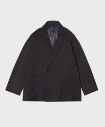 TLEYOUNG（トゥリョン）の「クラシックダブルジャケット、ダークブラウン（テーラードジャケット）」