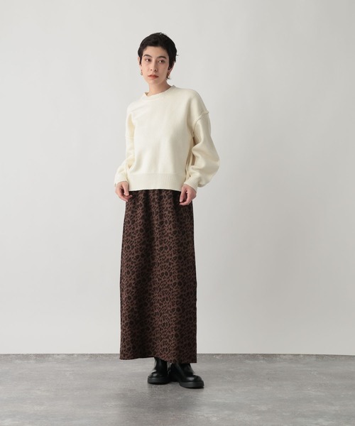 studio CLIP（スタディオクリップ）の「《ウタオ》ラグランニットプルオーバー（ニット/セーター・レディース・オフホワイト/ライトベージュ/チャコール・FREE）」の16枚目の写真