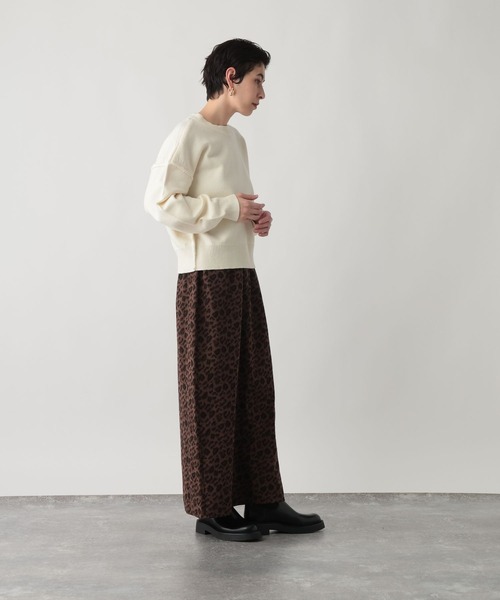 studio CLIP（スタディオクリップ）の「《ウタオ》ラグランニットプルオーバー（ニット/セーター・レディース・オフホワイト/ライトベージュ/チャコール・FREE）」の17枚目の写真