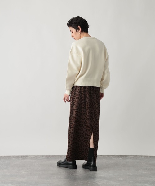 studio CLIP（スタディオクリップ）の「《ウタオ》ラグランニットプルオーバー（ニット/セーター・レディース・オフホワイト/ライトベージュ/チャコール・FREE）」の18枚目の写真