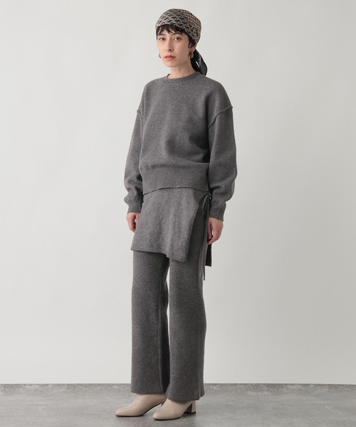 studio CLIP（スタディオクリップ）の「《ウタオ》ラグランニットプルオーバー（ニット/セーター・レディース・オフホワイト/ライトベージュ/チャコール・FREE）」の21枚目の写真