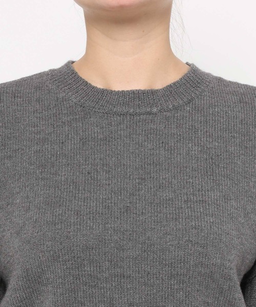 studio CLIP（スタディオクリップ）の「《ウタオ》ラグランニットプルオーバー（ニット/セーター・レディース・オフホワイト/ライトベージュ/チャコール・FREE）」の9枚目の写真