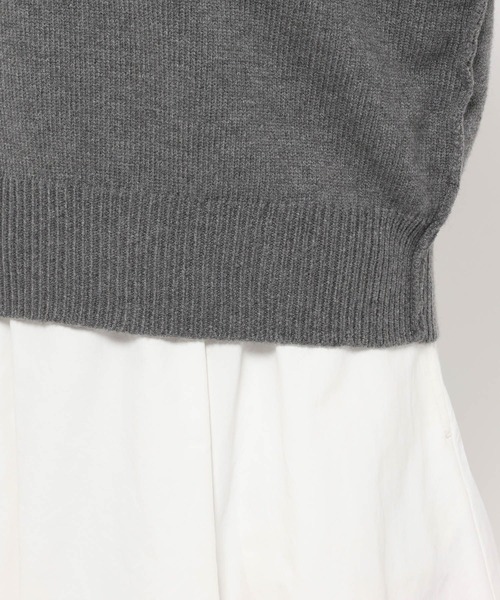 studio CLIP（スタディオクリップ）の「《ウタオ》ラグランニットプルオーバー（ニット/セーター・レディース・オフホワイト/ライトベージュ/チャコール・FREE）」の11枚目の写真