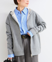 B.C STOCK（ベーセーストック）の「ウォッシャブル / ラメ裏毛オープンフーディ（パーカー）」