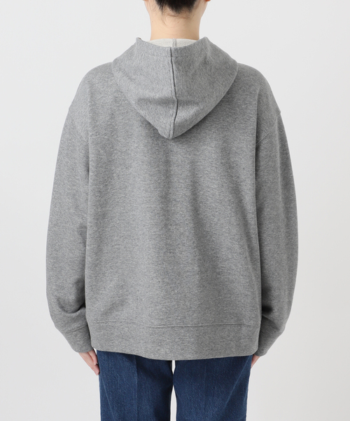 B.C STOCK（ベーセーストック）の「ウォッシャブル / ラメ裏毛オープンフーディ（パーカー・レディース・グレー/アイボリー・FREE）」の14枚目の写真