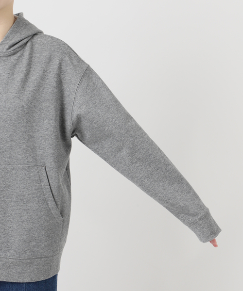 B.C STOCK（ベーセーストック）の「ウォッシャブル / ラメ裏毛オープンフーディ（パーカー・レディース・グレー/アイボリー・FREE）」の16枚目の写真