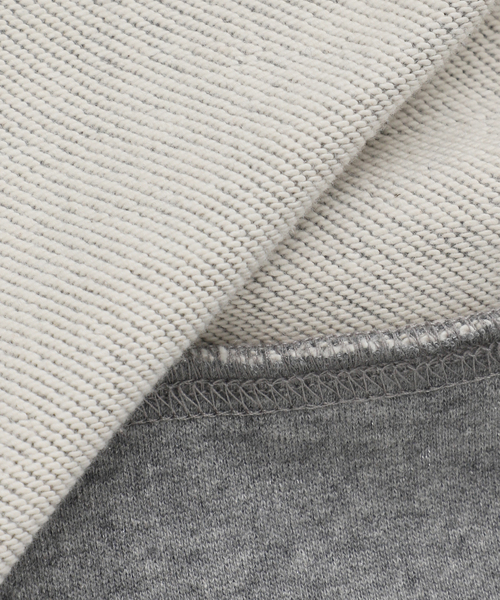B.C STOCK（ベーセーストック）の「ウォッシャブル / ラメ裏毛オープンフーディ（パーカー・レディース・グレー/アイボリー・FREE）」の3枚目の写真