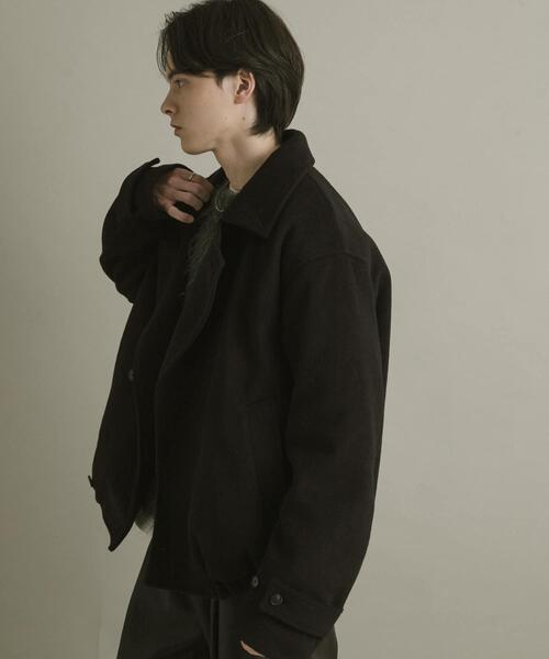 SENSE OF PLACE by URBAN RESEARCH(センスオブプレイスバイアーバンリサーチ)の「シャギーダブルスタンドブルゾン(ブルゾン・メンズ・ブラック/グレー/ブルー・MEDIUM/LARGE)」の9枚目の写真