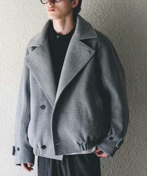 SENSE OF PLACE by URBAN RESEARCH(センスオブプレイスバイアーバンリサーチ)の「シャギーダブルスタンドブルゾン(ブルゾン・メンズ・ブラック/グレー/ブルー・MEDIUM/LARGE)」の15枚目の写真