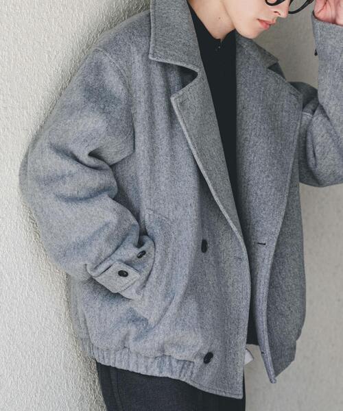 SENSE OF PLACE by URBAN RESEARCH(センスオブプレイスバイアーバンリサーチ)の「シャギーダブルスタンドブルゾン(ブルゾン・メンズ・ブラック/グレー/ブルー・MEDIUM/LARGE)」の18枚目の写真