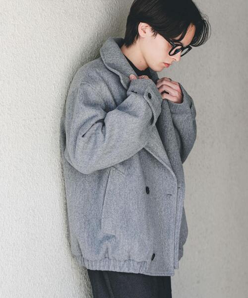 SENSE OF PLACE by URBAN RESEARCH(センスオブプレイスバイアーバンリサーチ)の「シャギーダブルスタンドブルゾン(ブルゾン・メンズ・ブラック/グレー/ブルー・MEDIUM/LARGE)」の19枚目の写真