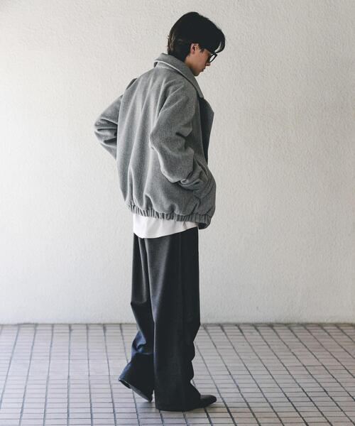 SENSE OF PLACE by URBAN RESEARCH(センスオブプレイスバイアーバンリサーチ)の「シャギーダブルスタンドブルゾン(ブルゾン・メンズ・ブラック/グレー/ブルー・MEDIUM/LARGE)」の22枚目の写真