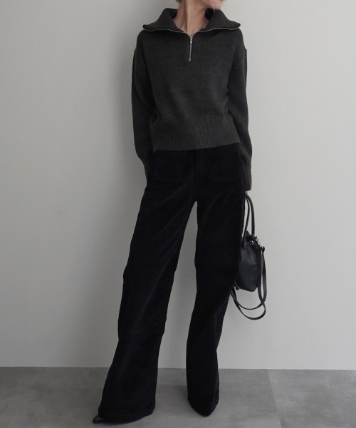 コーデュロイ起毛フレアパンツ（その他パンツ）｜Rashik（ラシク）の