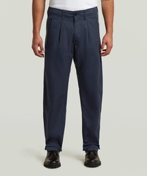 Pleated Loose Tapered Chino/フロントプリーツルーズテーパードチノパンツ