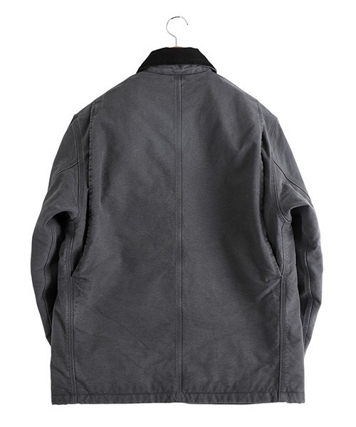 Carhartt WIP（カーハートダブリューアイピー）の「Carhartt WIP / カーハート ワークインプログレス：OG CHORE COAT：I035613[WAX]（その他アウター・メンズ・グレー/ブラウン系その他/ブラック系その他/ブラック・S/M/L）」の6枚目の写真
