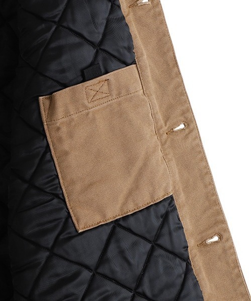 Carhartt WIP（カーハートダブリューアイピー）の「Carhartt WIP / カーハート ワークインプログレス：OG CHORE COAT：I035613[WAX]（その他アウター・メンズ・グレー/ブラウン系その他/ブラック系その他/ブラック・S/M/L）」の12枚目の写真