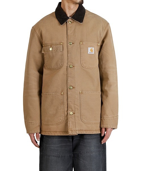 Carhartt WIP（カーハートダブリューアイピー）の「Carhartt WIP / カーハート ワークインプログレス：OG CHORE COAT：I035613[WAX]（その他アウター・メンズ・グレー/ブラウン系その他/ブラック系その他/ブラック・S/M/L）」の15枚目の写真