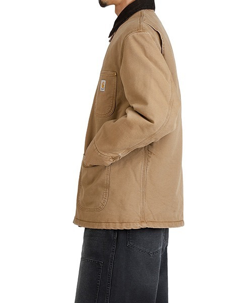 Carhartt WIP（カーハートダブリューアイピー）の「Carhartt WIP / カーハート ワークインプログレス：OG CHORE COAT：I035613[WAX]（その他アウター・メンズ・グレー/ブラウン系その他/ブラック系その他/ブラック・S/M/L）」の16枚目の写真