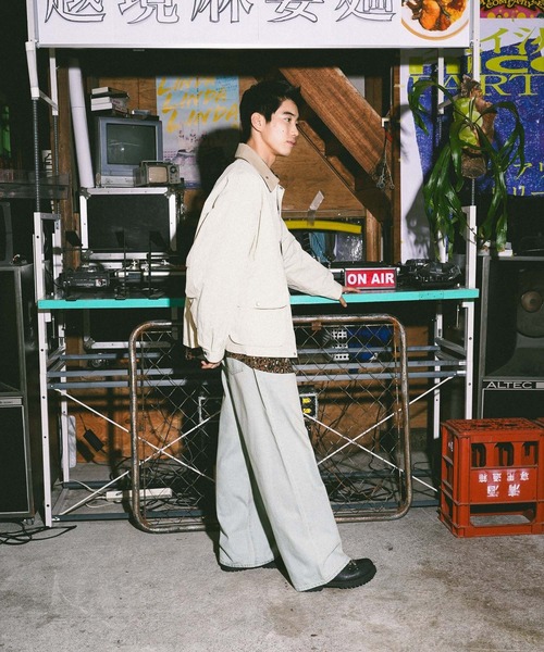 niko and...（ニコアンド）の「[niko and ...JEANS] WIDE BAGGY 5POCKET DENIM（デニムパンツ・メンズ・ブルー/インディゴブルー・LARGE/MEDIUM）」の13枚目の写真