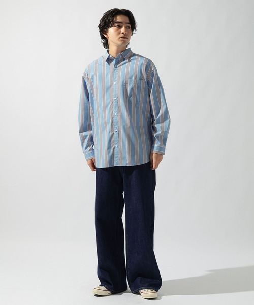 niko and...（ニコアンド）の「[niko and ...JEANS] WIDE BAGGY 5POCKET DENIM（デニムパンツ・メンズ・ブルー/インディゴブルー・LARGE/MEDIUM）」の17枚目の写真