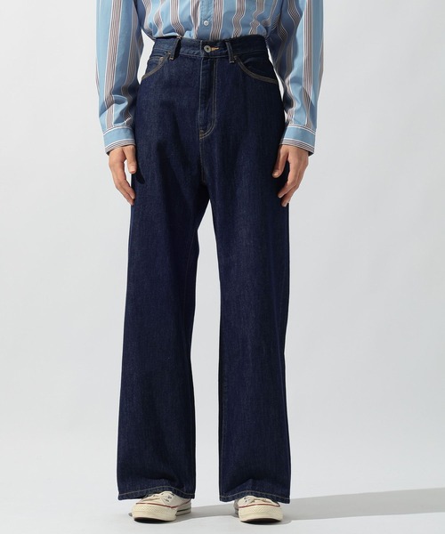 セール】[niko and JEANS] WIDE BAGGY 5POCKET DENIM（デニムパンツ