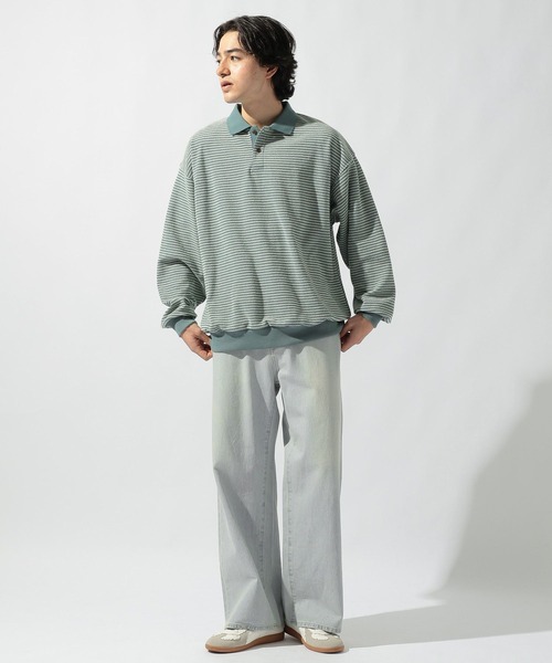 niko and...（ニコアンド）の「[niko and ...JEANS] WIDE BAGGY 5POCKET DENIM（デニムパンツ・メンズ・ブルー/インディゴブルー・LARGE/MEDIUM）」の21枚目の写真