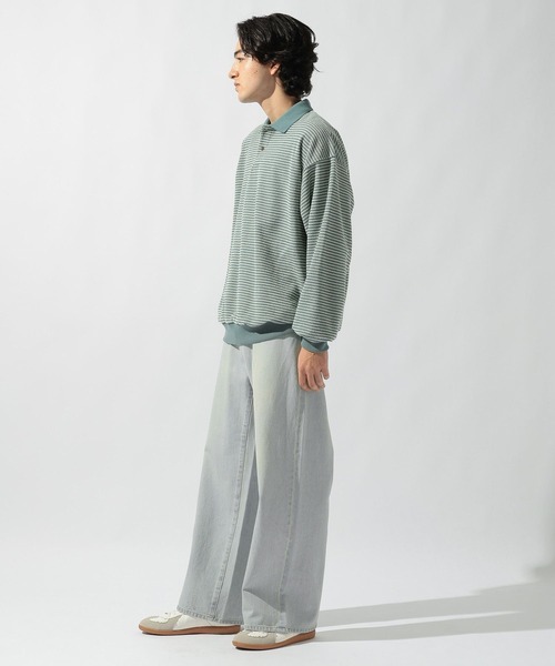 niko and...（ニコアンド）の「[niko and ...JEANS] WIDE BAGGY 5POCKET DENIM（デニムパンツ・メンズ・ブルー/インディゴブルー・LARGE/MEDIUM）」の22枚目の写真