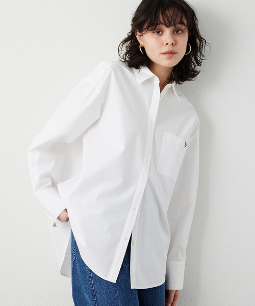 THE PAUSE（ザ ポーズ）の「【THE PAUSE】ポケットシシュウシャツ（シャツ/ブラウス・レディース・モカ/オフホワイト・FREE）」の10枚目の写真