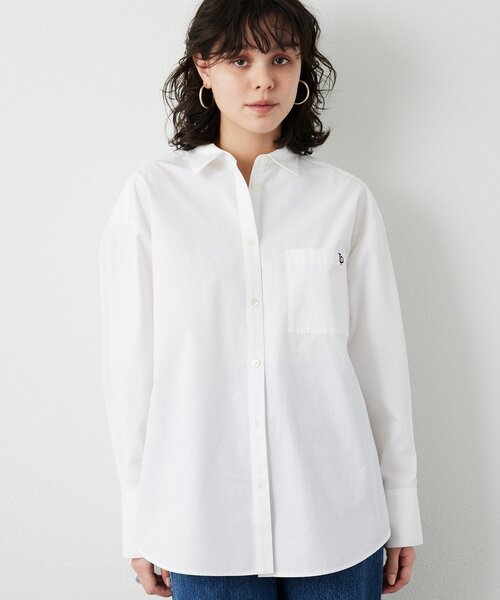 THE PAUSE（ザ ポーズ）の「【THE PAUSE】ポケットシシュウシャツ（シャツ/ブラウス・レディース・モカ/オフホワイト・FREE）」の11枚目の写真