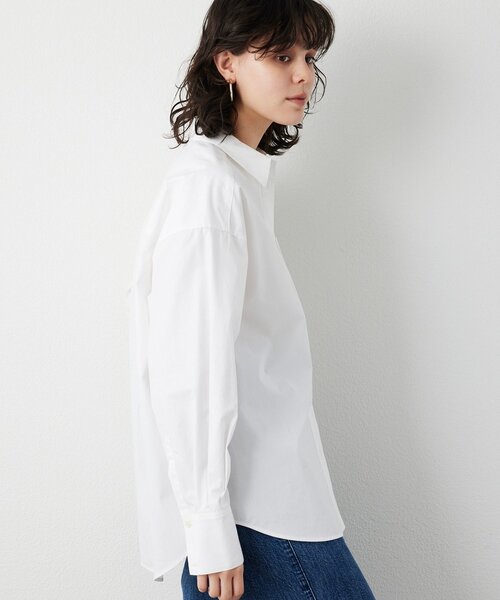 THE PAUSE（ザ ポーズ）の「【THE PAUSE】ポケットシシュウシャツ（シャツ/ブラウス・レディース・モカ/オフホワイト・FREE）」の9枚目の写真