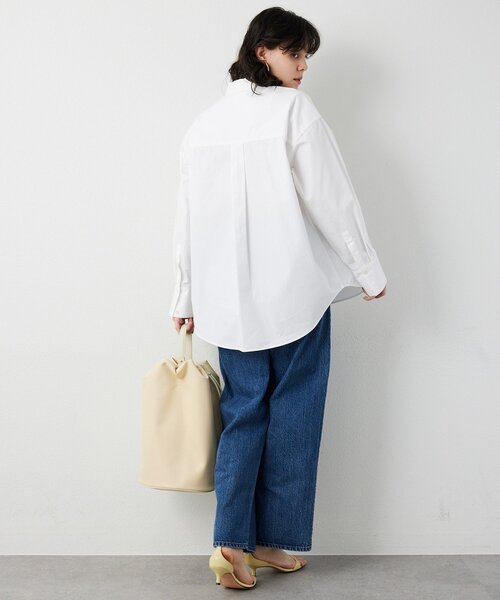 THE PAUSE（ザ ポーズ）の「【THE PAUSE】ポケットシシュウシャツ（シャツ/ブラウス・レディース・モカ/オフホワイト・FREE）」の8枚目の写真